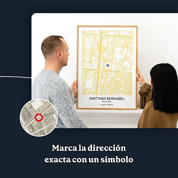 Mapa del Estadio Santiago Bernabéu de Real Madrid
