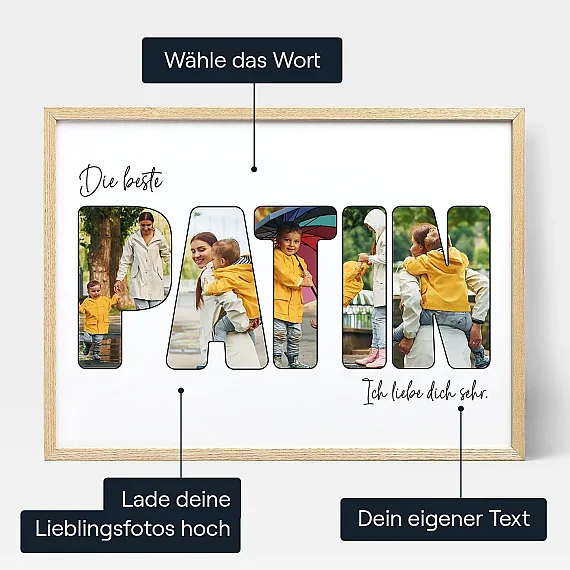 Fotocollage für Patin