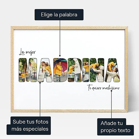 Fotocollage para Madrina
