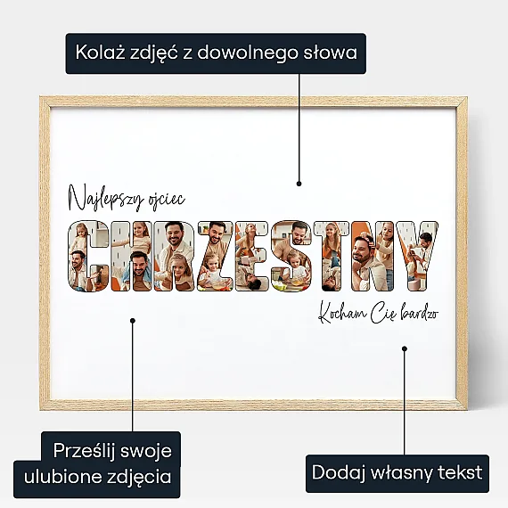 Fotokolaż dla Ojca Chrzestnego