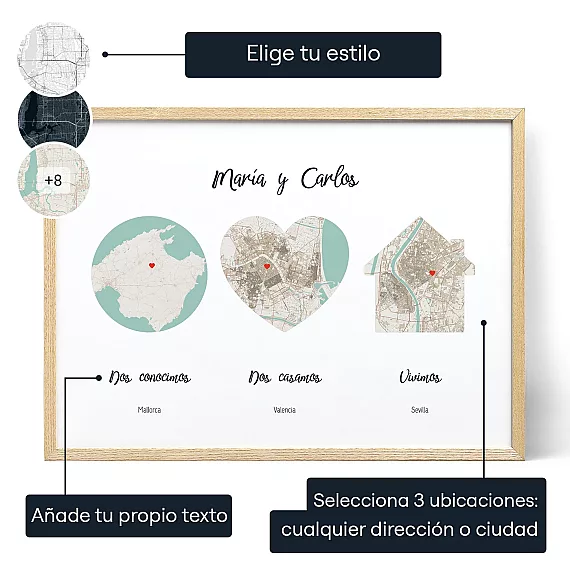 Nos Conocimos Nos Casamos Nos Mudamos — impresión artística personalizada