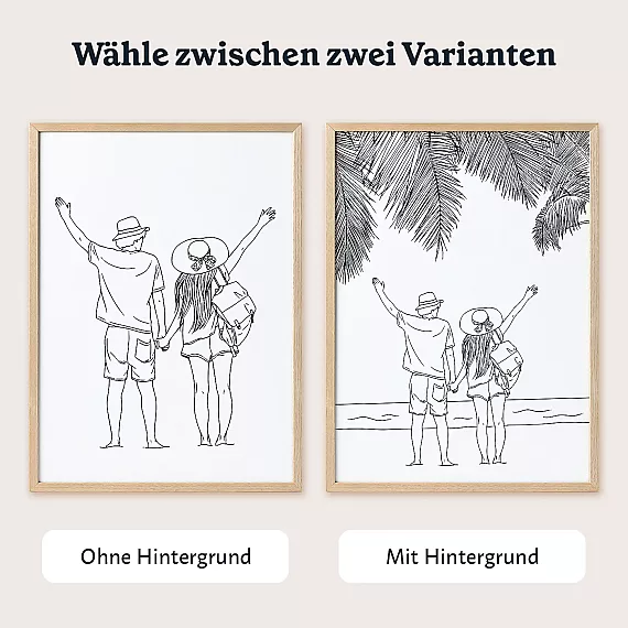 Benutzerdefinierte Strichzeichnungen-Kunstwerk 7