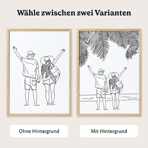 Benutzerdefinierte Strichzeichnungen-Kunstwerk 7