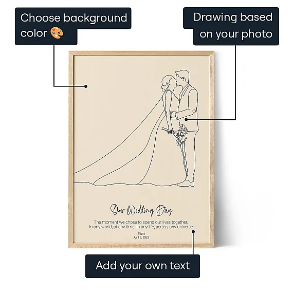 Wedding Line Art 3