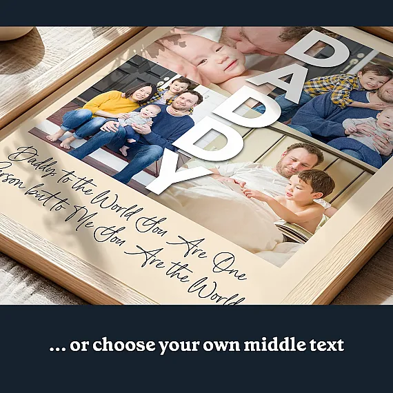 Daddy Photo Collage