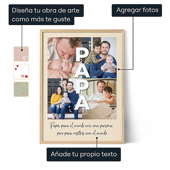 Collage de Fotos Papá