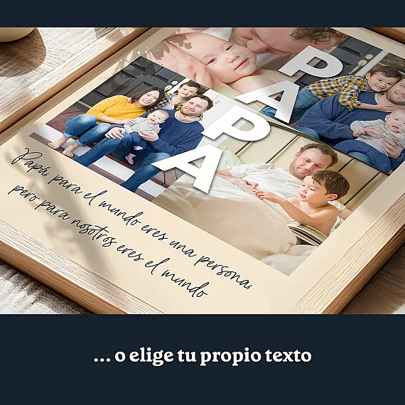 Collage de Fotos Papá