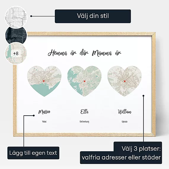 Kartor för mammor på distans 3