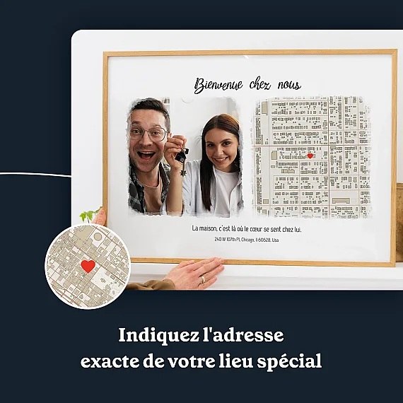 Nous avons dit Oui à l’adresse – Carte avec photo 5