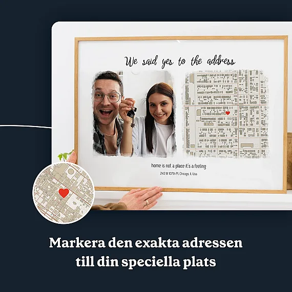 Vi sa Ja till adressen – Karta med foto 5