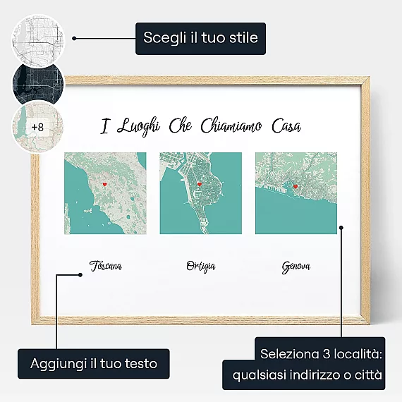I Luoghi Che Chiamiamo Casa — stampa artistica personalizzata