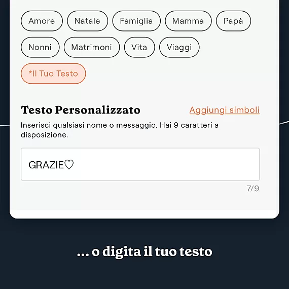 Collage Fotografico con Lettere