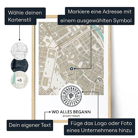 Personalisierte Business-Standortkarte 3