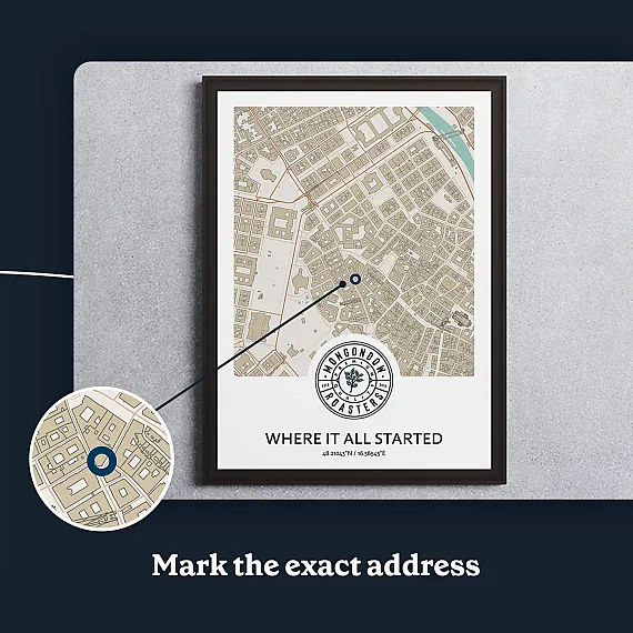Personalized Business Location Map 5