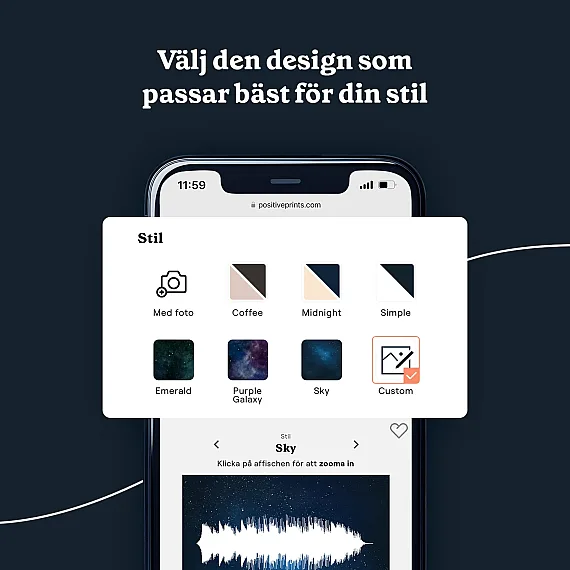 Jag älskar dig pappa-ljudvågskonst 4