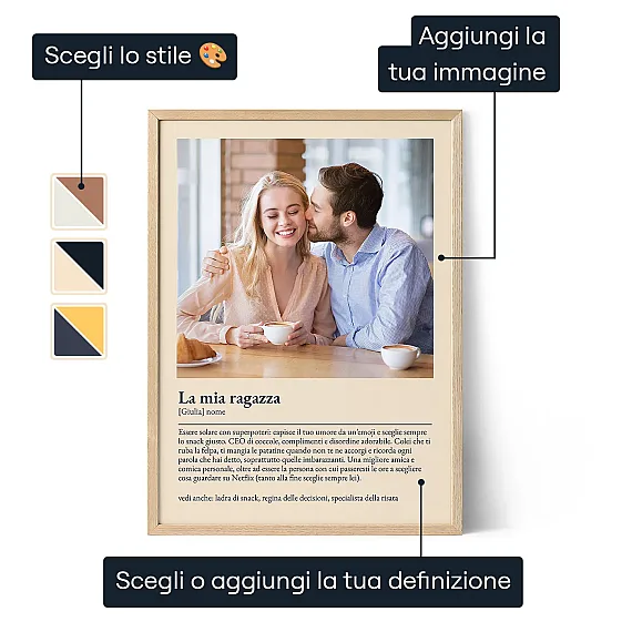 Poster con la definizione della Mia Ragazza 3