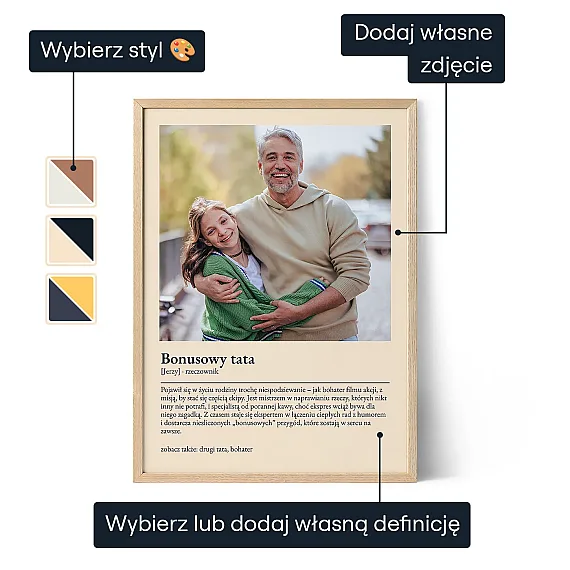 Bonusowy tata – Plakat z definicją 3