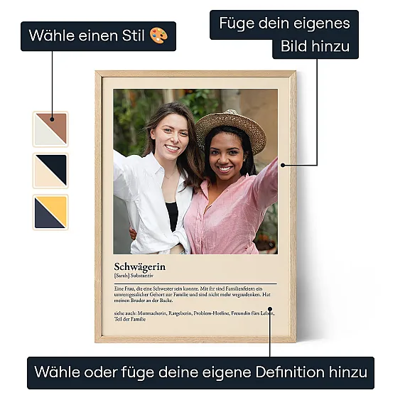 Schwägerin Definition Poster 3