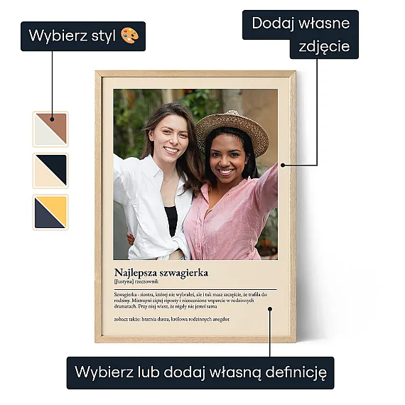 Najlepsza Szwagierka - Plakat z definicją 3