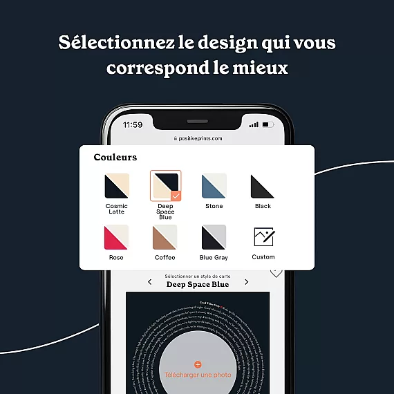 Affiche commémorative avec paroles de chansons 4