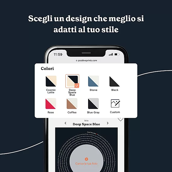Poster commemorativo con testo canzone 4