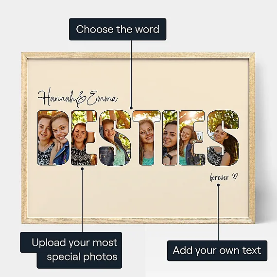 EN_3_Besties – Letter Photo Collage