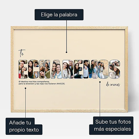 ES_3_Te echaremos de menos - Collage de letras