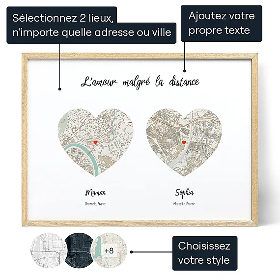 La Carte Pour Maman De Lamour Ne Connait Pas De Distance Pou