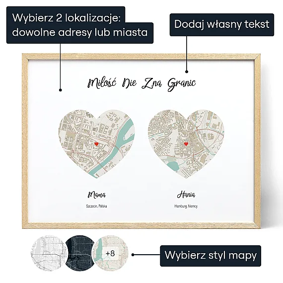 Milosc Nie Zna Granic Mapa Dla Mamy