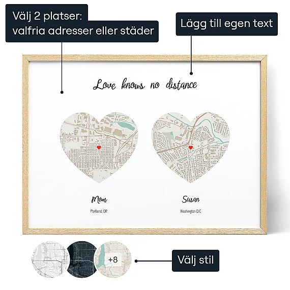 Karlek Kanner Inga Avstand Karta For Mamma