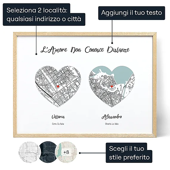 Lamore Non Conosce Distanze — stampa artistica personalizzata