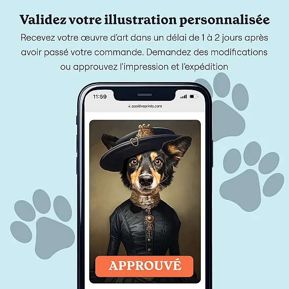 Portrait Royal de Chien