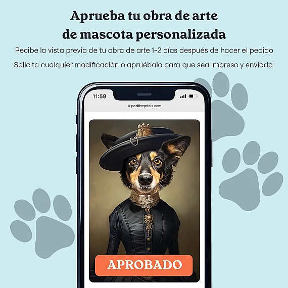 Retrato Real de perro