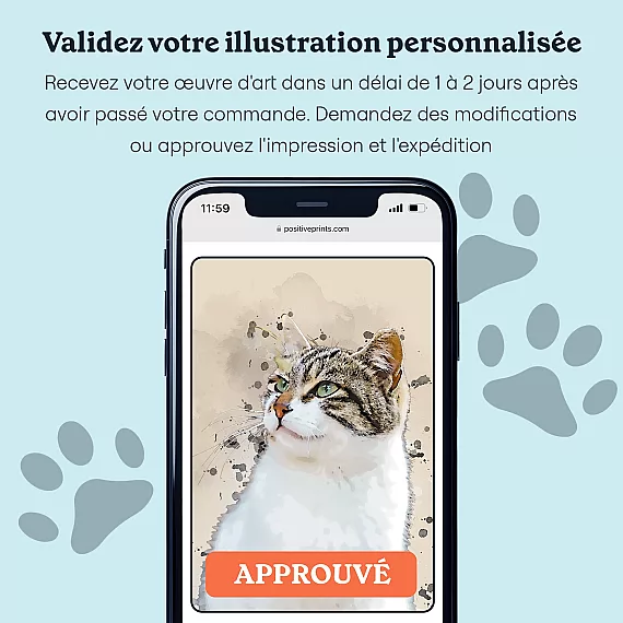 FR_05_Portrait Personnalisé de Chat