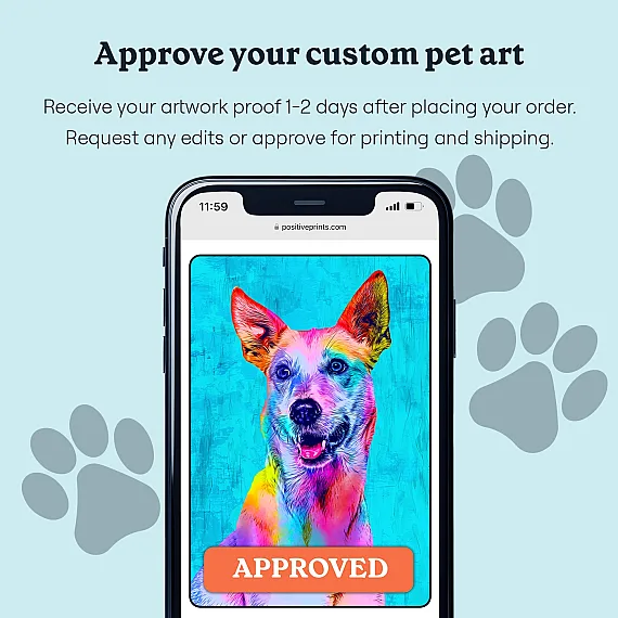 Pop Art Dog Portrait