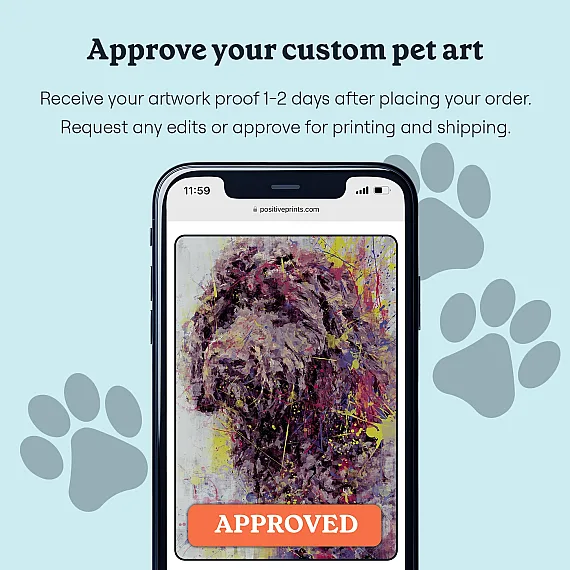 Abstract Dog Portrait