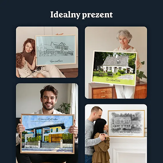 Tam, gdzie wszystko się zaczęło - personalizowany obraz ze zdjęcia - akwarela