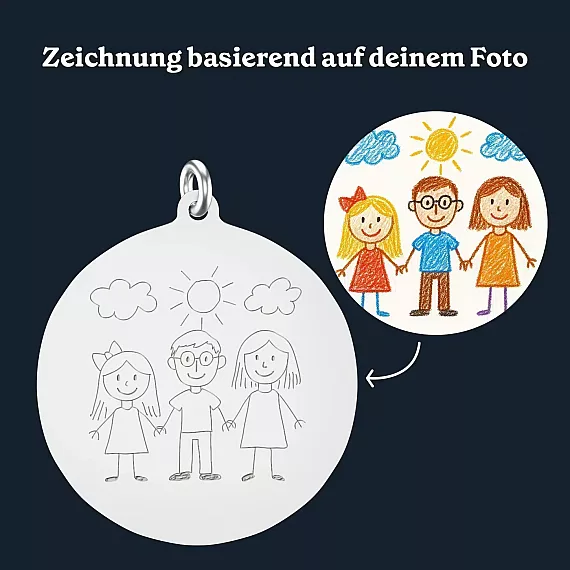 DE_03_Kette mit Kinderzeichnung