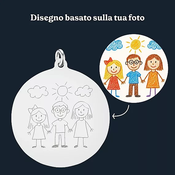 IT_03_Gioielli Personalizzati con Disegno di Bambino
