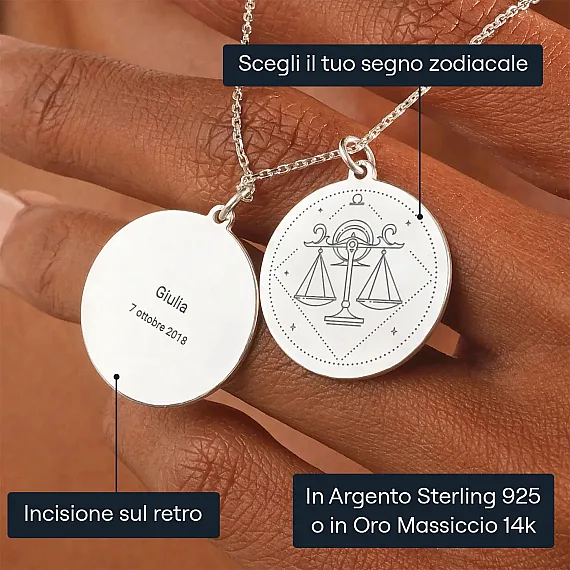 Collana Zodiaco Bilancia