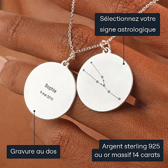 Bijoux Personnalisés du Zodiaque Moderne
