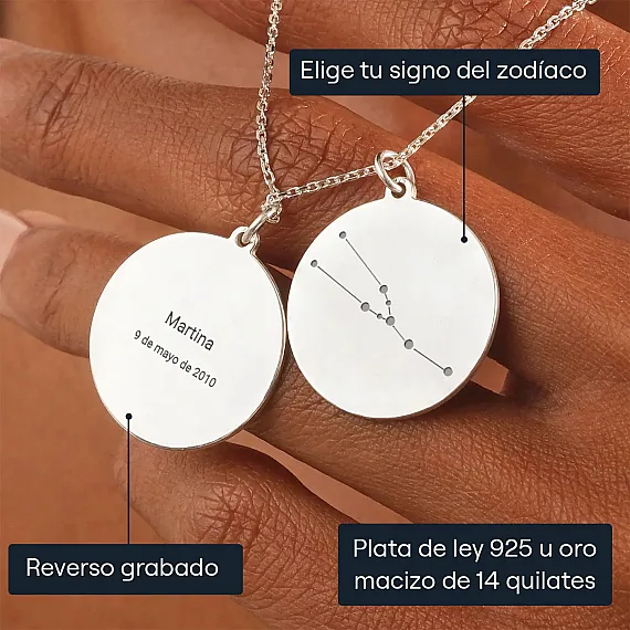 Joyas modernas personalizadas del zodiaco