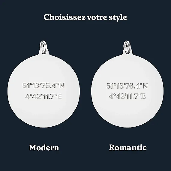 Bijoux de Coordonnées Personnalisés (5)