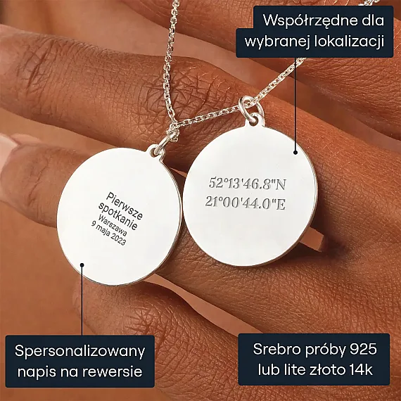 Biżuteria ze Współrzędnymi Geograficznymi (5)