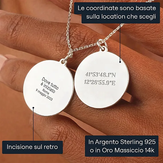 Gioielli Personalizzati delle Coordinate (1)