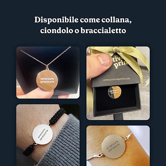 Gioielli Personalizzati delle Coordinate (2)