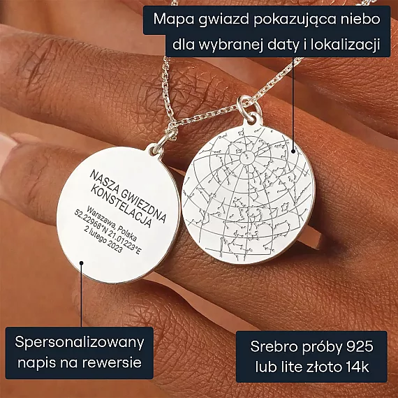 Mapa Gwiazd Personalizowana Biżuteria (2)