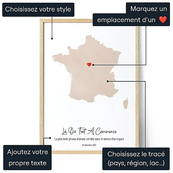 Carte aquarelle « Là où tout a commencé (3)