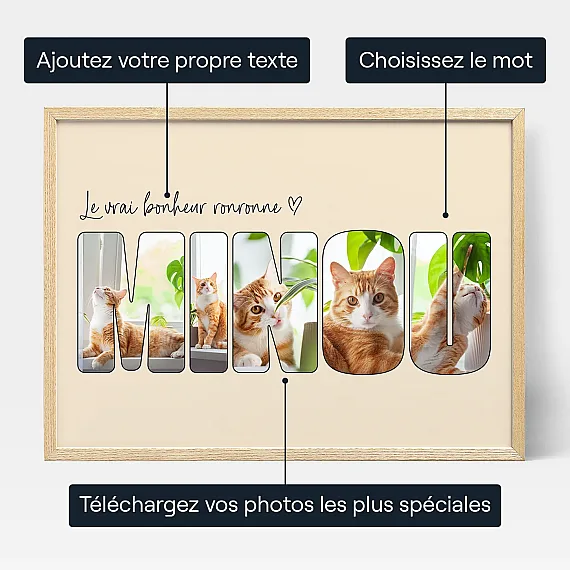 FR_01_Chat – Collage Photo de Lettres