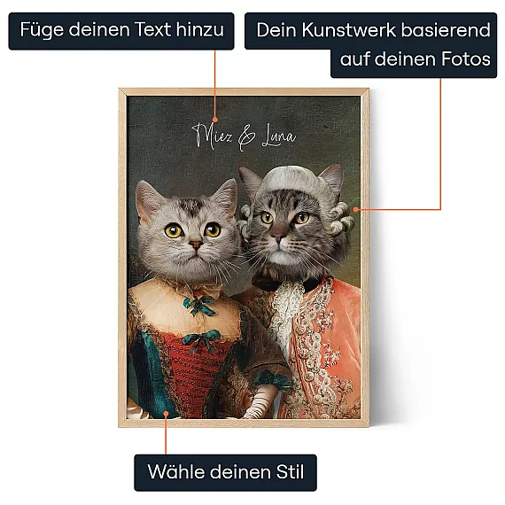 DE_01_Königliches Paar – Individuelles Katzenporträt